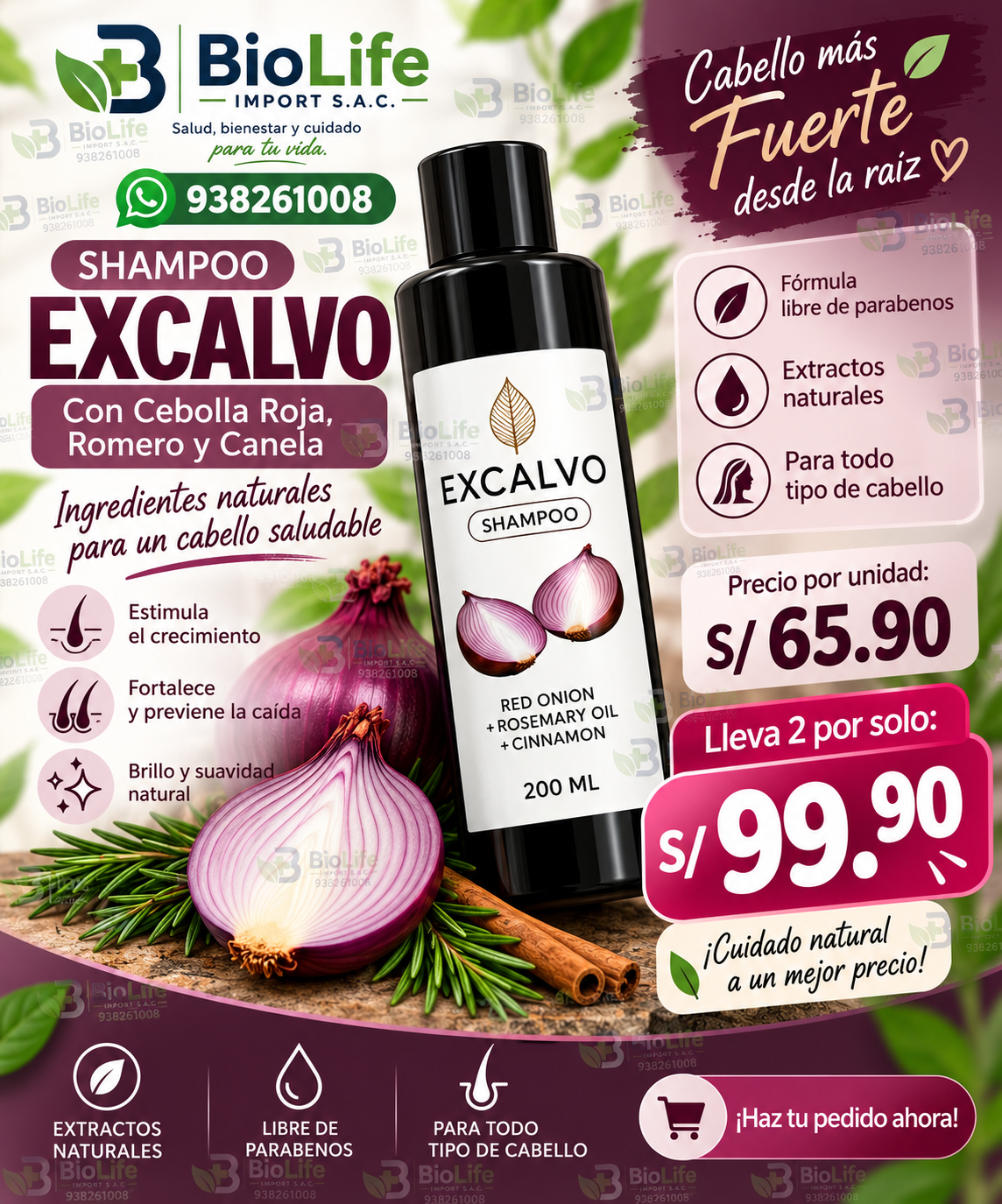 Shampoo EXCALVO